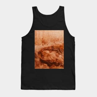 Brown watercolor gradient design Tank Top